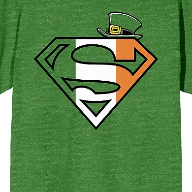 Men's Superman St. Patricks Logo Graphic Tee