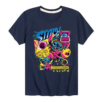 Disney's Lilo & Stitch Boys 8-20 Comic Page Graphic Tee