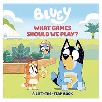 Bluey: What Games Should We Play? Lift-The-Flap Children's Book