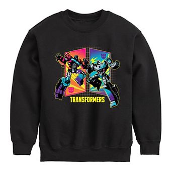 Boys 8-20 Transformers Optimus vs Megatron Clash Fleece Sweatshirt