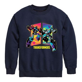 Boys 8-20 Transformers Optimus vs Megatron Clash Fleece Sweatshirt