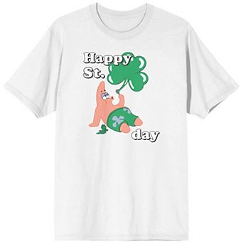Men's Spongebob St. Patricks Day Graphic Tee