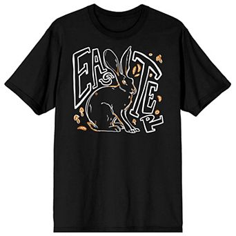 Men's Easter Bunny Outline Graphic Tee