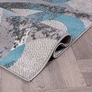 World Rug Gallery Circles Design Area Rug
