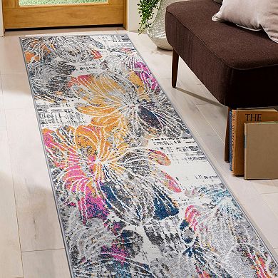 World Rug Gallery Large Floral Design Area Rug