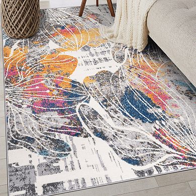 World Rug Gallery Large Floral Design Area Rug