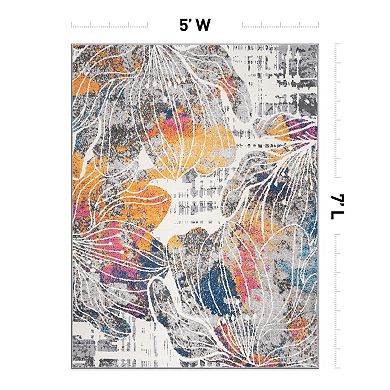 World Rug Gallery Large Floral Design Area Rug