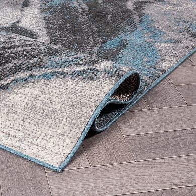 World Rug Gallery Watercolor Design Area Rug