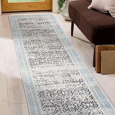 World Rug Gallery Border Design Area Rug