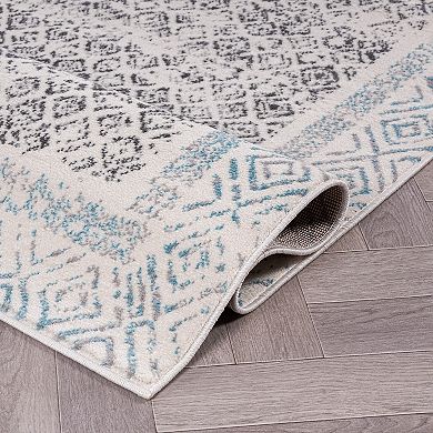 World Rug Gallery Border Design Area Rug