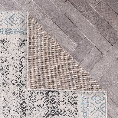 World Rug Gallery Border Design Area Rug