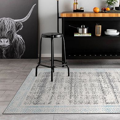 World Rug Gallery Border Design Area Rug