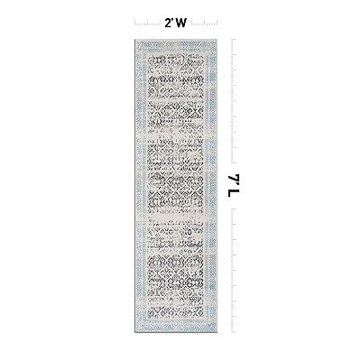 World Rug Gallery Border Design Area Rug