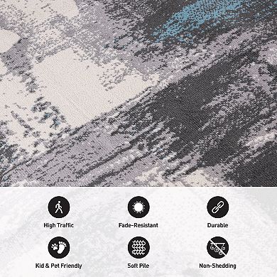 World Rug Gallery Abstract Design Area Rug