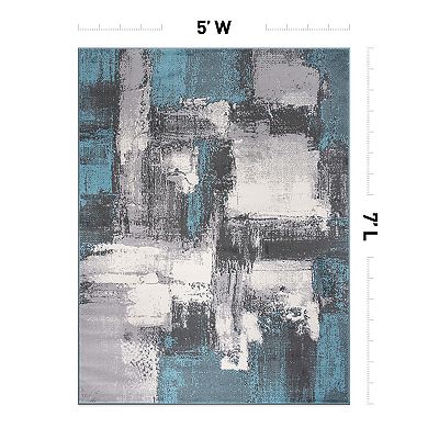 World Rug Gallery Abstract Design Area Rug