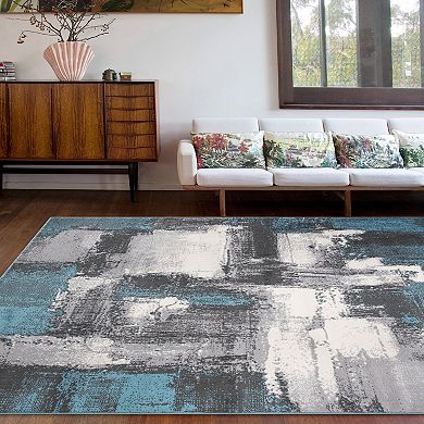 World Rug Gallery Abstract Design Area Rug