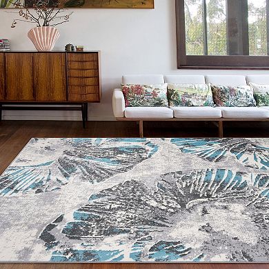 World Rug Gallery Floral Design Area Rug