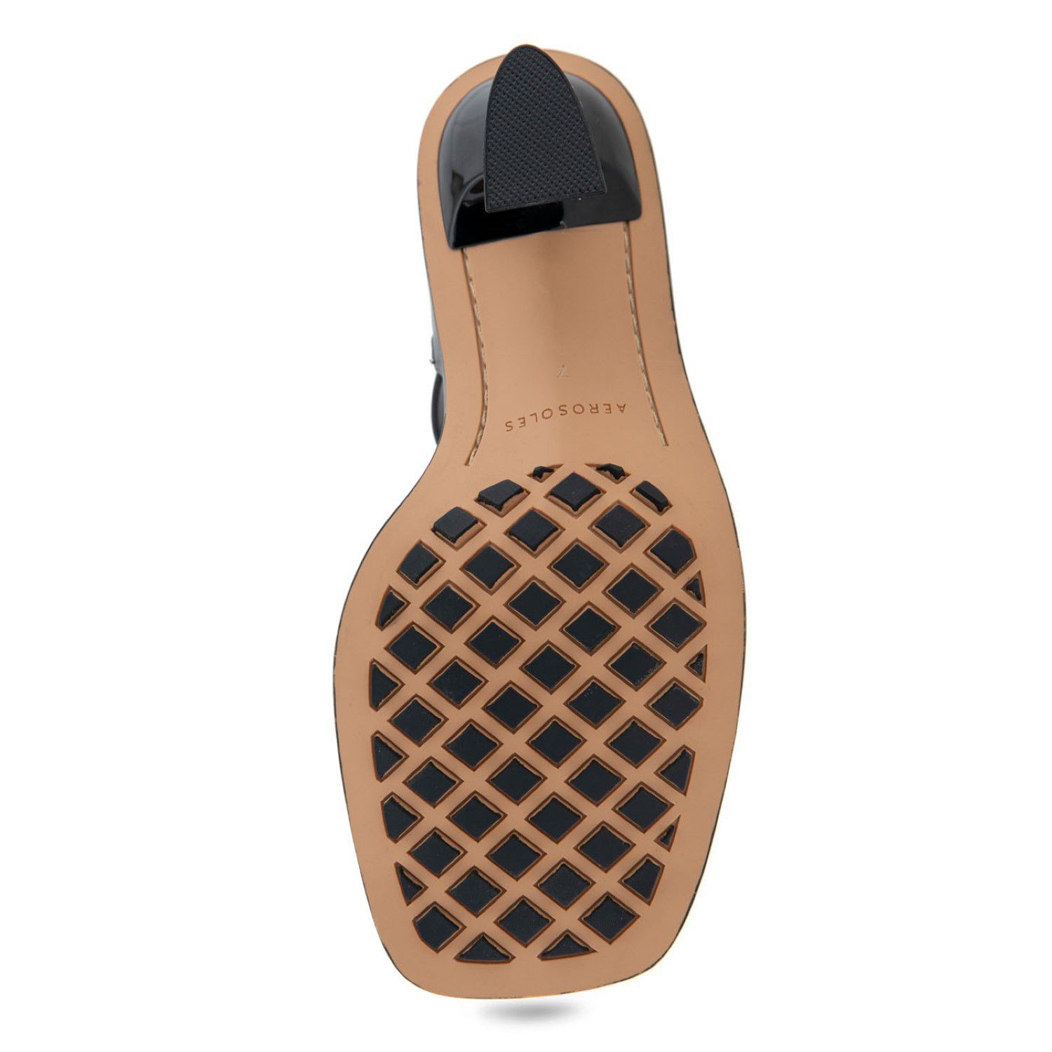 Aerosoles Women's Salamander Dress Sandal - 3" Heel With Geometric Caging & Zipper Entry - View #4