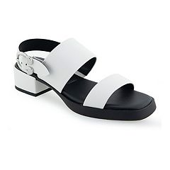 Women's Wide Fit White Sandals