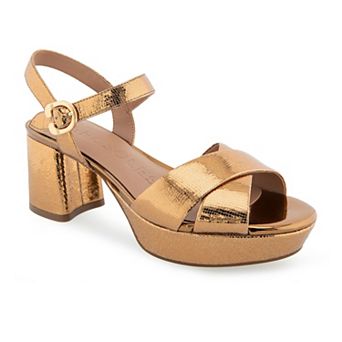 Aerosoles Cosmos Women's Platform Leather Sandals