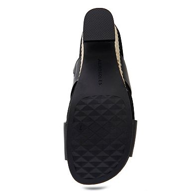 Aerosoles Madina Women's Leather Wedge Sandals