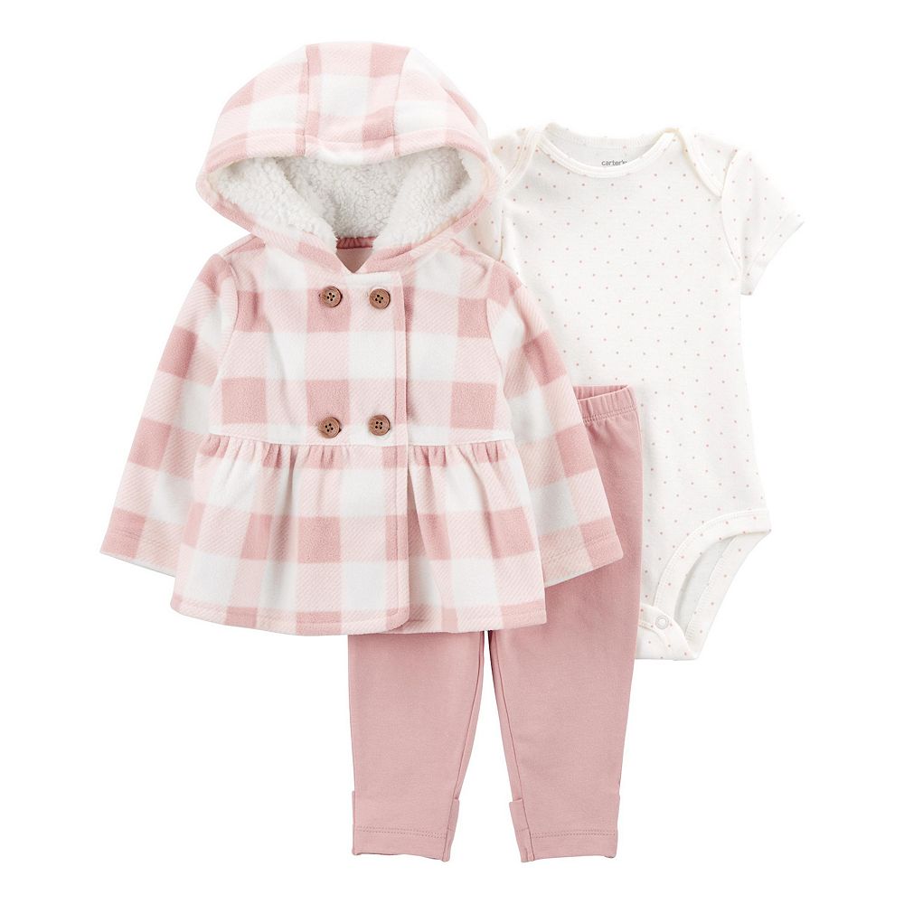 Baby Girls Frill Plain Cardigan main image 1