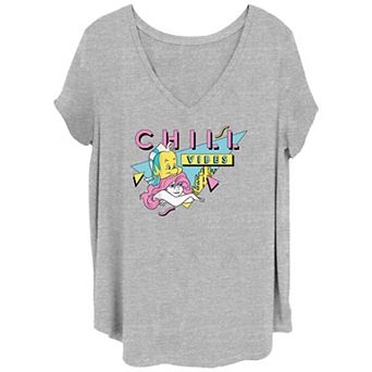 Disney's The Little Mermaid Chill Vibes Juniors' Plus Graphic Tee