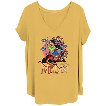 Disney's Mulan Sword Warrior Juniors' Plus Graphic Tee