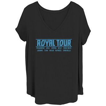 Disney's Princesses Royal Tour Juniors' Plus Graphic Tee