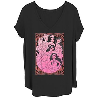 Disney's Princesses Sophisticated Portrait Juniors' Plus Graphic Tee
