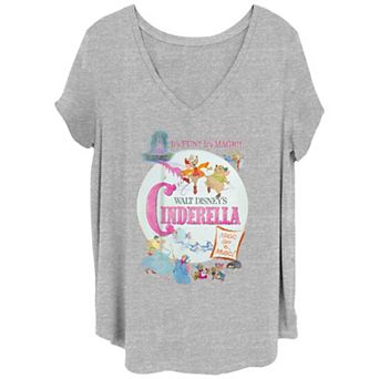 Disney's Cinderella Movie Poster Juniors' Plus Graphic Tee