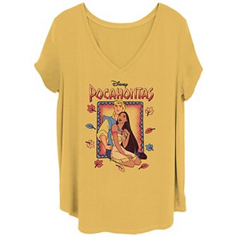 Disney's Pocahontas Movie Poster Juniors' Plus Graphic Tee
