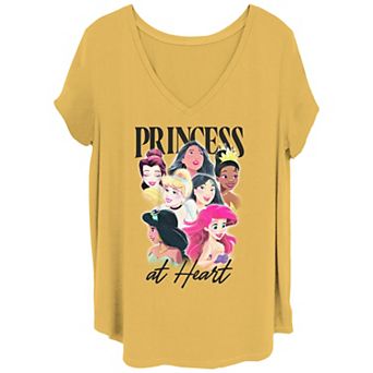 Disney's Princesses At Heart Juniors' Plus Graphic Tee