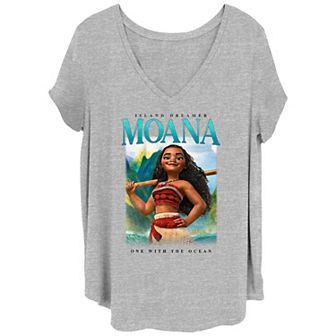 Disney's Moana Island Dreamer Juniors' Plus Graphic Tee