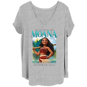 Disney's Moana Island Dreamer Juniors' Plus Graphic Tee