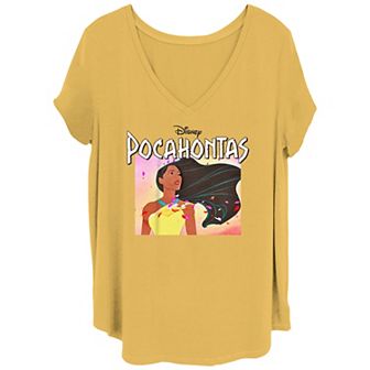 Disney's Pocahontas Colors Of The Wind Juniors' Plus Graphic Tee