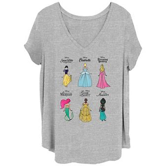 Disney's Princesses Backside Juniors' Plus Graphic Tee