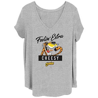 Juniors' Plus Size Cheetos Feeling Extra Cheesy Graphic Tee