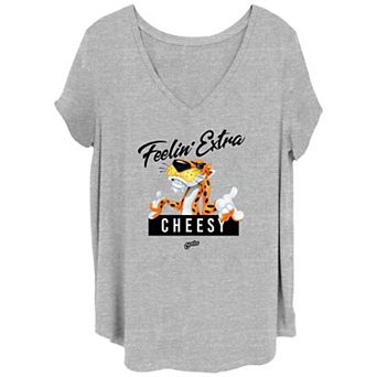 Juniors' Plus Size Cheetos Feelin' Extra Cheesy Graphic Tee