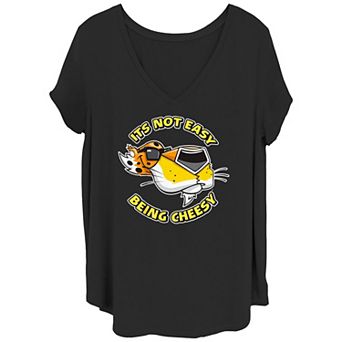Juniors' Plus Size Cheetos It's Not Easy Being Cheesy Graphic Tee