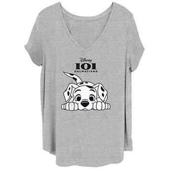 Disney's 101 Dalmatians Cute Puppy Juniors' Plus Size Graphic Tee