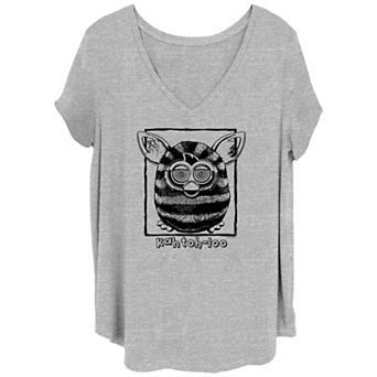 Juniors' Plus Size Furby Crazy Eyes Graphic Tee