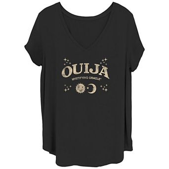 Juniors' Plus Size Ouija Mystifying Oracle Graphic Tee