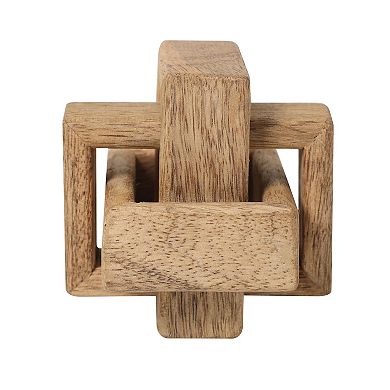 Everyday Decor Wooden Knot Table Decor
