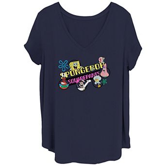 Juniors' Plus Size SpongeBob SquarePants Original Crew Graphic Tee