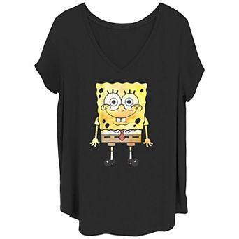 Juniors' Plus Size SpongeBob SquarePants Portrait Graphic Tee