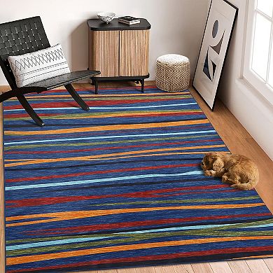 Garvee Indoor Modern Soft Throw Carpet Machine Washable Area Rug