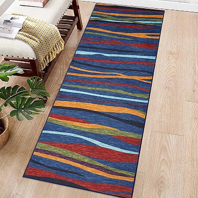 Garvee Indoor Modern Soft Throw Carpet Machine Washable Area Rug