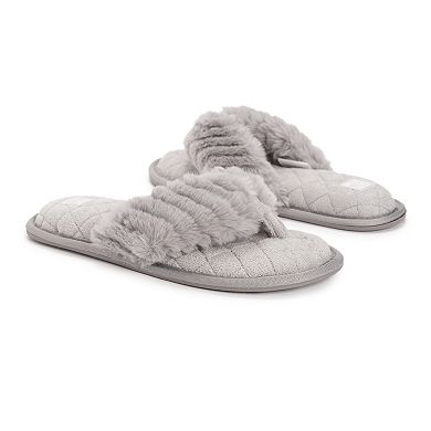 MUK LUKS Women's Maren Thong Slippers