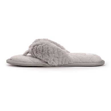 MUK LUKS Women's Maren Thong Slippers